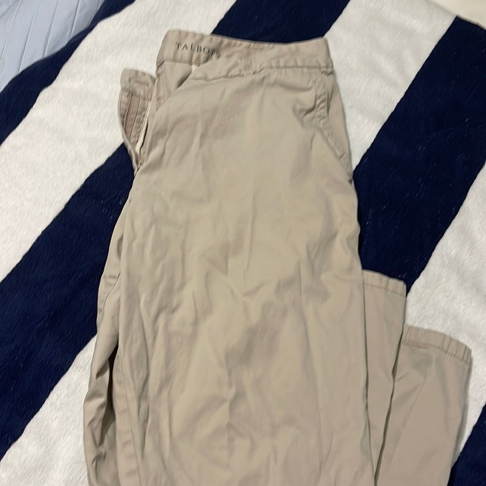 Womens Talbots khaki pants sz 10
